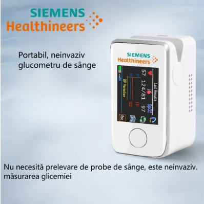 [Glucometru multifuncțional non-invaziv] Detectarea glucozei din sânge, detectarea ritmului cardiac, detectarea temperaturii corpului, înregistrarea datelor, ecran tactil mare, conexiune Bluetooth