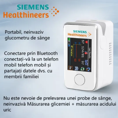 [Glucometru multifuncțional non-invaziv] Examinare cuprinzătoare, măsurarea zahărului din sânge, măsurarea tensiunii arteriale, examinarea acidului uric, examinarea cardiovasculară, examinarea cardiopulmonară, examinarea rinichilor, examinarea prostatei, examinarea pulsului, examinarea temperaturii, examinarea și înregistrarea ritmului cardiac